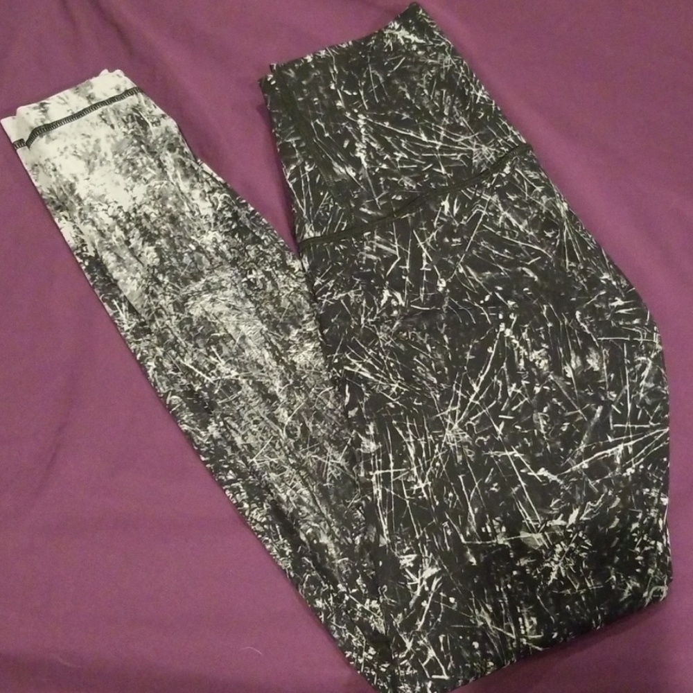 High Waisted Lululemon- Splatter Pattern - image 1